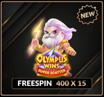 Olympus Wins Super Scatter Free Spin 400 X 15